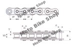 Lant Distributie Moto DID 219FTH, 120 Zale, MBS