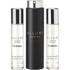 Allure Homme Sport Reincarcabil Apa de toaleta Barbati 3X20 ml foto