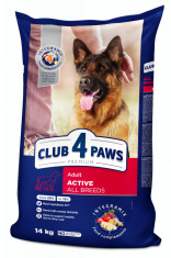 Hrana uscata pentru caini activi, Premium, Club4Paws, 14 kg foto