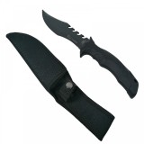 Cumpara ieftin Cutit Vanatoare Columbia War Zone 29cm, Otel 440C, Negru + Teaca