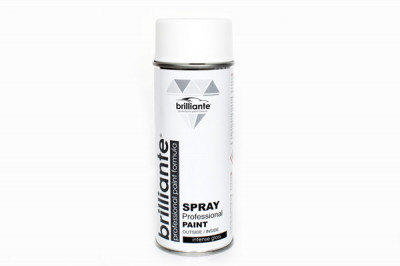 Vopsea Spray Alb Pur Mat (Ral 9010) 400Ml Brilliante 137367 01428 foto