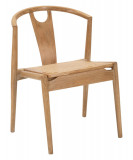 Cumpara ieftin Set 2 scaune, Japan -B, Mauro Ferretti, 56 x 53 x 76 cm, lemn de frasin/ratan, maro