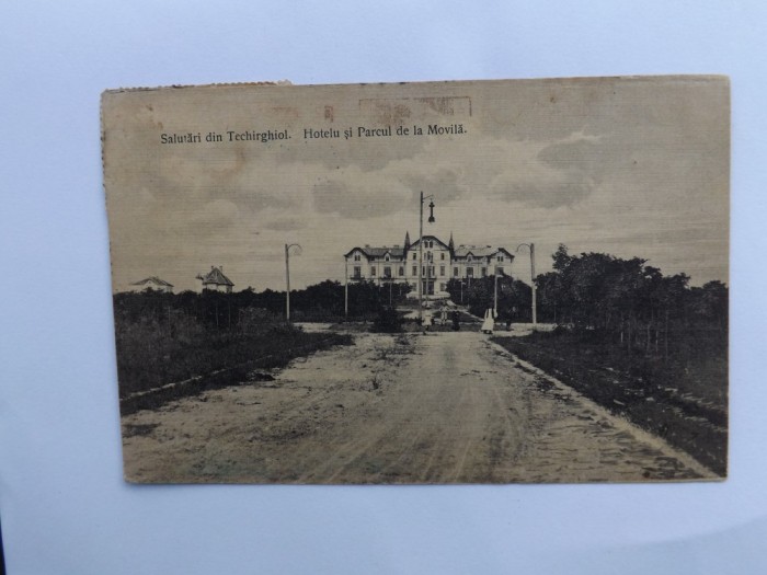 Carte postala,Techirghiol la 1915.Cenzurata.