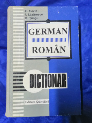 Dictionar German-Roman de Emilia Savin foto