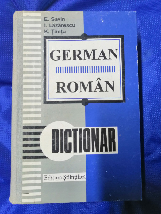 Dictionar German-Roman de Emilia Savin