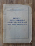 1960, Tematica Cerc popularizare a stiintei , comunism, propaganda , natura