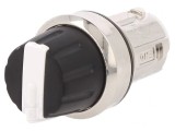 Comutator Rotativ 22mm Alb-Negru fără IP67
