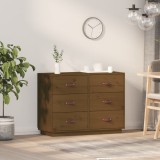 vidaXL Servantă, maro miere, 100x40x75 cm, lemn masiv de pin