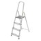 Scara aluminiu, 3 trepte,&nbsp;platforma, max 125 kg, 1.45 m, Drabest