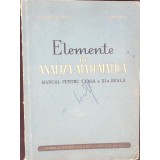 ELEMENTE DE ANALIZA MATEMATICA. MANUAL PENTRU CLASA A XI-A REALA-NICOLAE DINCULEANU, EUGEN RADU-332118