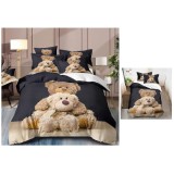 Cumpara ieftin Lenjerie de pat din Bumbac finet cu imprimeu 3D INN1021