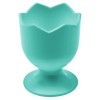 Suport Ou Plastic, Model Valurat, Culoare Turcoaz, Diametru 5cm, &Icirc;nălțime 6cm, Oem