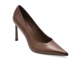 Pantofi eleganti EPICA PREMIUM maro, 6485D2, din piele naturala