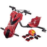 Cumpara ieftin Tricicleta electrica Drift 360 KidsCare E400Big copii, rosie, 250W motor, 20 km/h, protectie inclusa