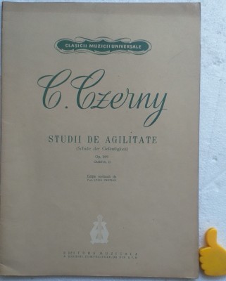 Czerny Studii de agilitate caietul II Op 299 foto