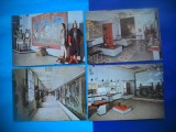 HOPCT LOT 1973 MUZEUL ISTORIE NATIONAL BUCURESTI -4 CARTI POSTALE-NECIRCULATE