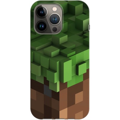 Husa compatibila cu Apple iPhone 14 Plus model Earth Block, Silicon, TPU, Viceversa foto