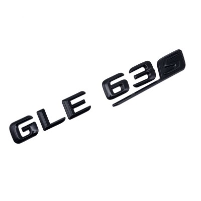 Emblema GLE 63_S Negru, pentru spate portbagaj Mercedes foto