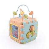 Cub 2 in 1 cu activitati - Pastel PlayLearn Toys, DOLU