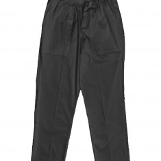 Pantaloni Medicali cu Elastic Pe Stil, Negru Barbati - S