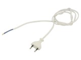 Cablu Electric 2x0.75mm2 PVC 3m Alb 2.5A