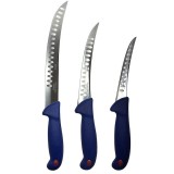 Cumpara ieftin Set cutite profesionale de macelarie, transat, dezosat, filetat, 3 cutite, otel carbon