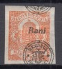 ROMANIA 1919 EMISIUNEA ORADEA EROARE TIMBRU PENTRU ZIARE SUPRATIPAR DEPLASAT GUMA ORIGINALA SARNIERA, Nestampilat