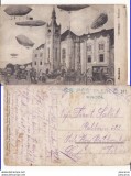 Ucraina, Transcarpatia - Munkacs, Mukacevo-zeppelin-WWI, WK1