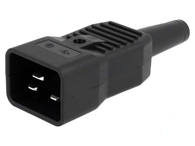 Mufă Conector Alimentare AC 16A 250V Drept IEC 60320