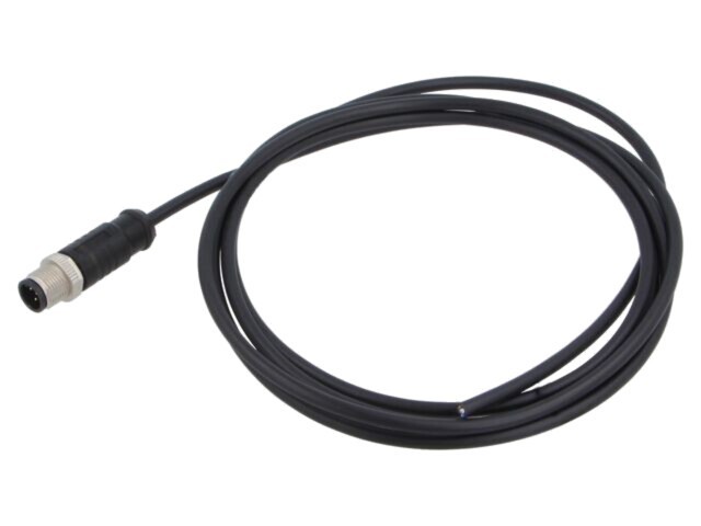 Conector M12 mufă tată drept aurit 5 PIN AMPHENOL