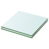vidaXL Rafturi, 2 buc., 20 x 15 cm, panouri sticlă transparentă