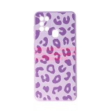Husă TPU Purple Animal Print Samsung Galaxy A52s 5G - Protecție Stylish
