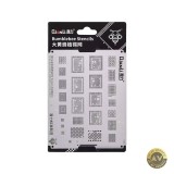 Sita BGA QianLi QS532 Apple iPhone X-15 Series, Kit Reparație, Plastic, Portocaliu/Negru