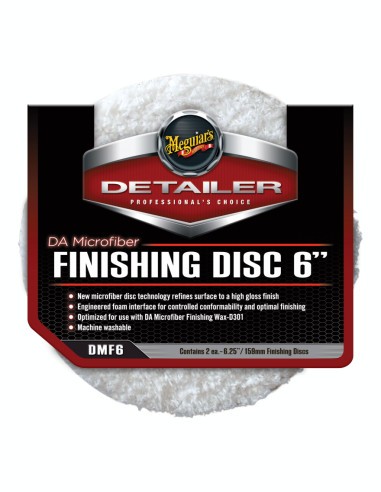 Set 2 paduri de finisare cu microfibra Meguiar&#039;s DA Microfiber Finishing Discs, 159mm