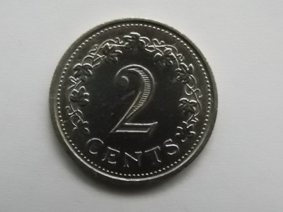2 CENTS 1972 MALTA foto