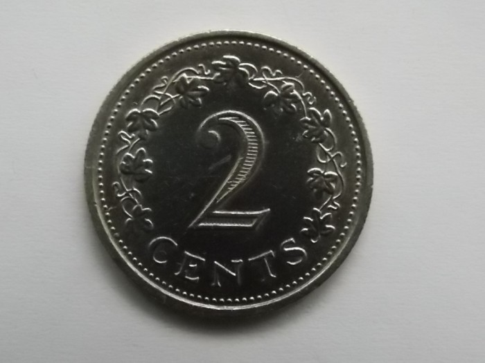 2 CENTS 1972 MALTA
