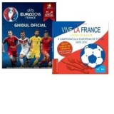 Pachet EURO 2016: Ghidul oficial + Vive la France - Ghid culinar de calatorie - Keir Radnedge, Katrin Rossnick