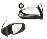 Oglinda exterioara Toyota Hilux (N120), 06.2016-, Dreapta, reglare electrica; carcasa crom; geam convex; cromat; 5 pini; cu semnalizare, View Max