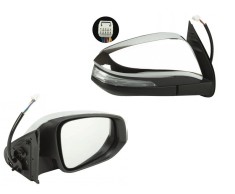 Oglinda exterioara Toyota Hilux (N120), 06.2016-, Dreapta, reglare electrica; carcasa crom; geam convex; cromat; 5 pini; cu semnalizare, View Max