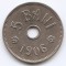 Romania 5 Bani 1906 J - Carol I, Monetăria Hamburg, Cupru-nichel, 19 mm, KM-31