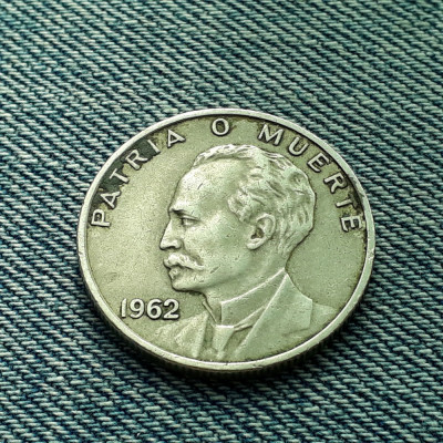 20 Centavos 1962 Cuba foto