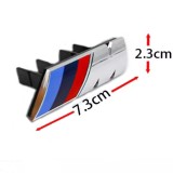 Emblema M pentru grila fata BMW, 7x2.5, chrom