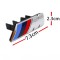 Emblema M pentru grila fata BMW, 7x2.5, chrom