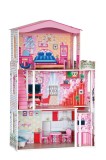 Cumpara ieftin Casa de papusi Woodyland din lemn cu mobilier si lift