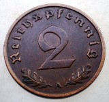 2.976 GERMANIA 2 REICHSPFENNIG 1937 A, Europa, Bronz