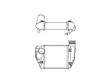 Intercooler Audi A6/A6 Allroad (C6), 07.2004-08.2011, motor 2.0 TDI, diesel, 2.0 TFSI, benzina, cu/fara AC, aluminiu brazat/plastic, 200x202x62 mm, f