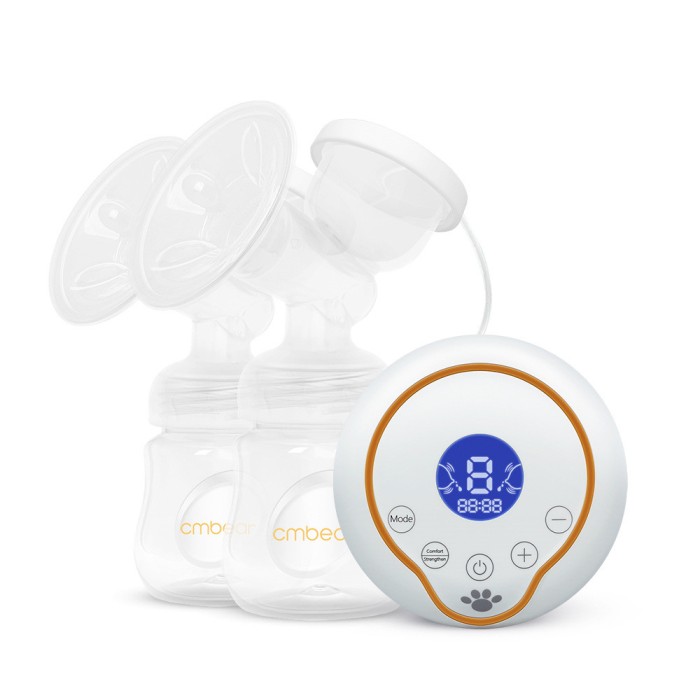 Pompa san dubla cu acumulator, CMBear, 3 moduri de functionare, 9 trepte de intensitate