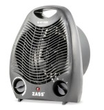 Cumpara ieftin Aeroterma electrica Zass ZFH 02 C, culoare neagra, 2 trepte de putere: 1000W 2000W - RESIGILAT