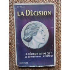 R. Nicolle LA DECISION Ed. Nilsson interbelica