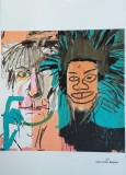 Jean-Michel Basquiat - Dos Cabezas (Doua capete), litografie originala